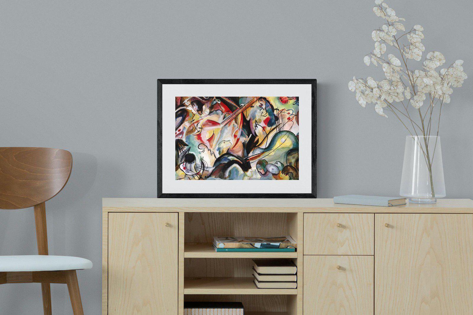 Orchestral Art-Wall_Art-60 x 45cm-Framed Print-Black-Pixalot