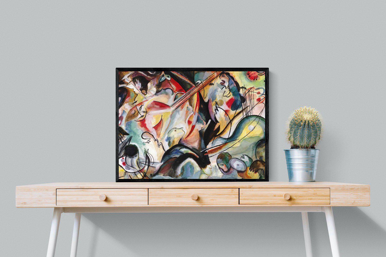 Orchestral Art-Wall_Art-80 x 60cm-Mounted Canvas-Black-Pixalot