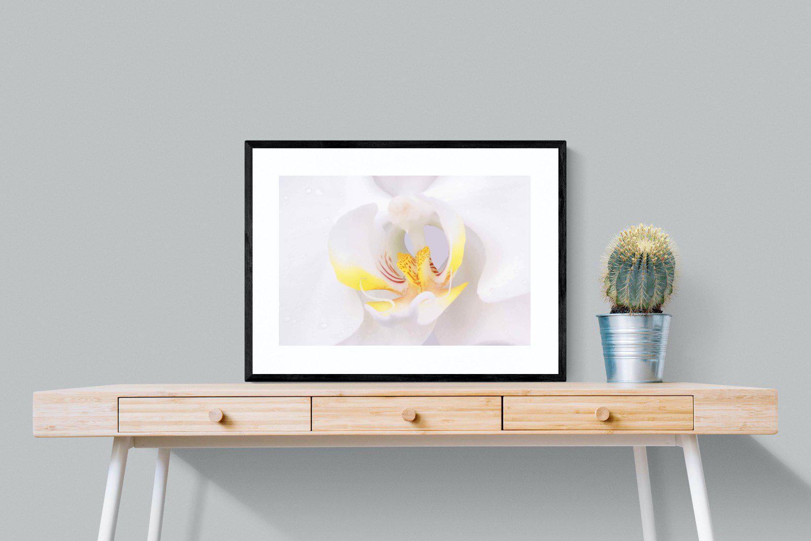 Orchid-Wall_Art-80 x 60cm-Framed Print-Black-Pixalot