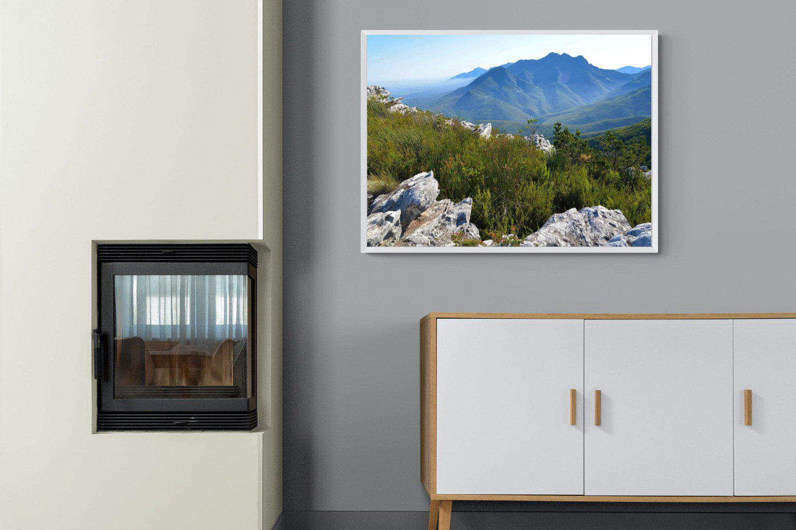 Outeniqua Mountains-Wall_Art-100 x 75cm-Mounted Canvas-White-Pixalot