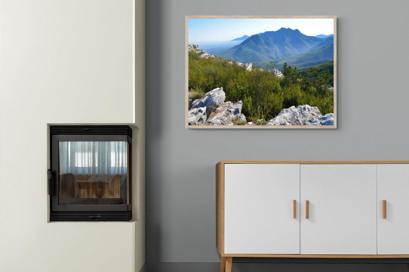 Outeniqua Mountains-Wall_Art-100 x 75cm-Mounted Canvas-Wood-Pixalot