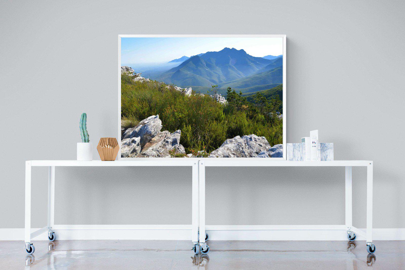 Outeniqua Mountains-Wall_Art-120 x 90cm-Mounted Canvas-White-Pixalot