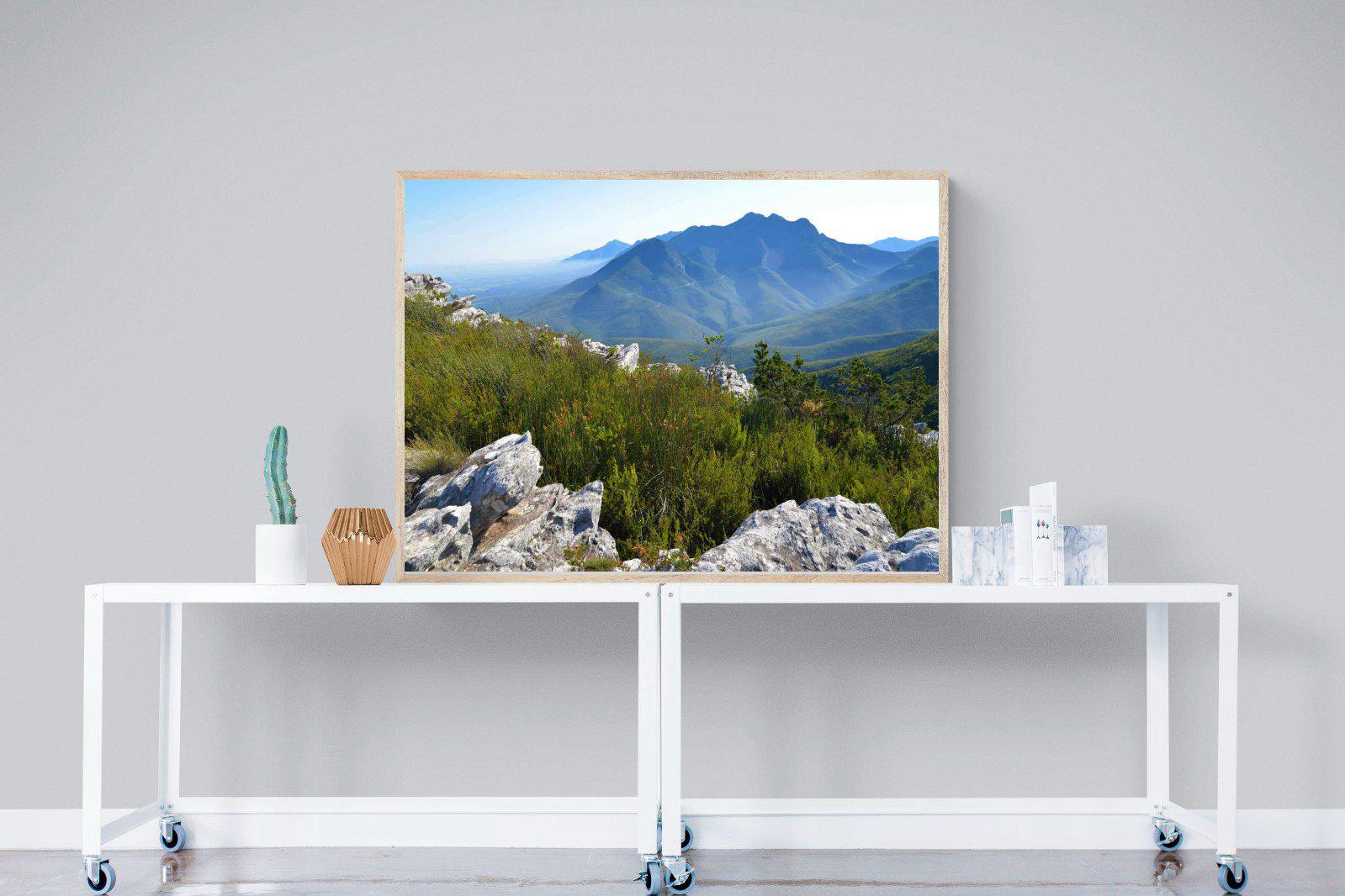 Outeniqua Mountains-Wall_Art-120 x 90cm-Mounted Canvas-Wood-Pixalot