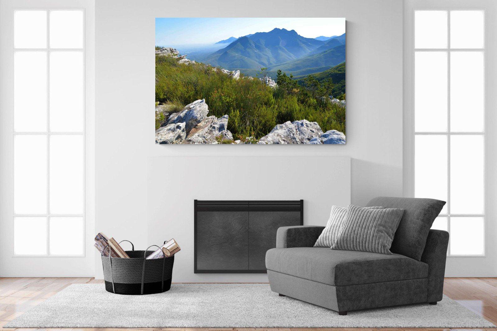 Outeniqua Mountains-Wall_Art-150 x 100cm-Mounted Canvas-No Frame-Pixalot