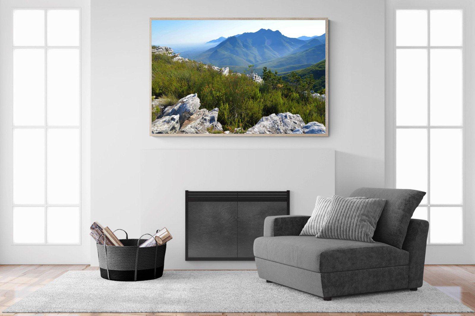 Outeniqua Mountains-Wall_Art-150 x 100cm-Mounted Canvas-Wood-Pixalot