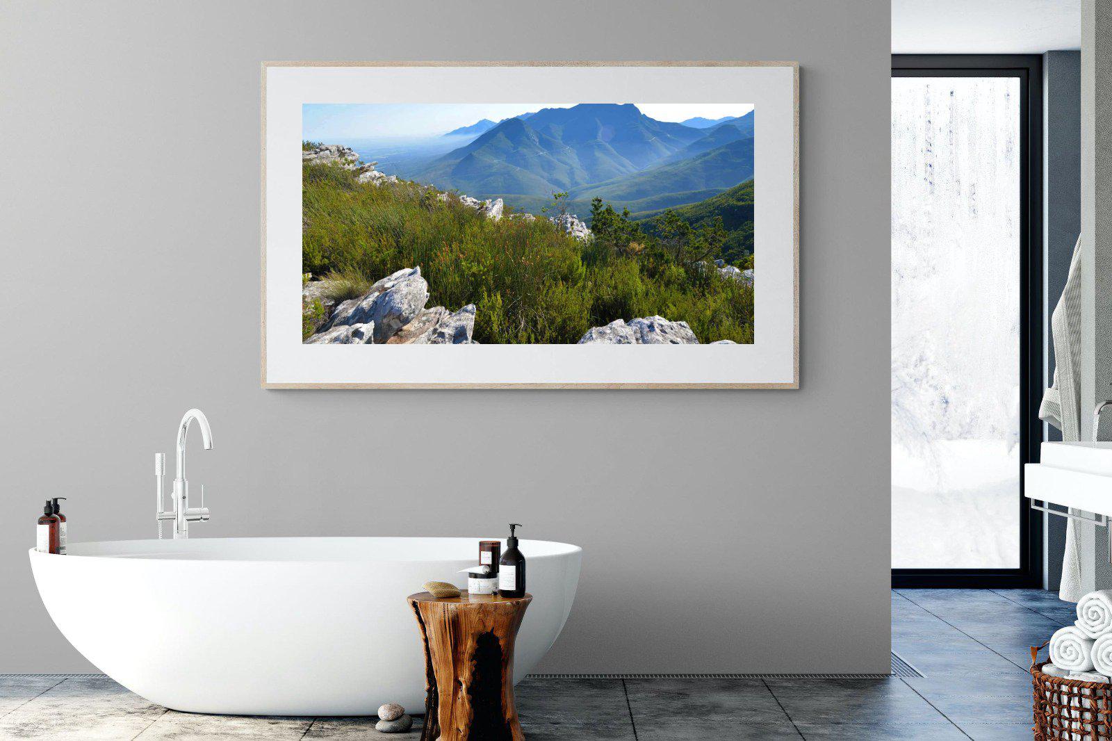 Outeniqua Mountains-Wall_Art-180 x 110cm-Framed Print-Wood-Pixalot