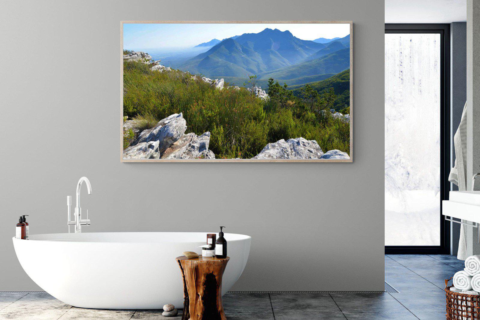 Outeniqua Mountains-Wall_Art-180 x 110cm-Mounted Canvas-Wood-Pixalot