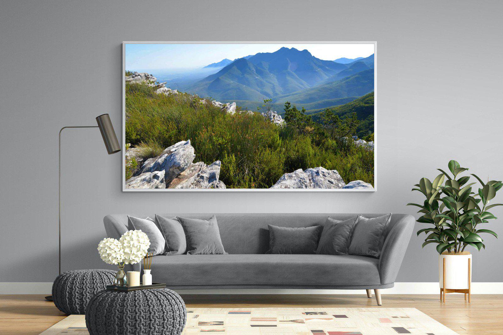 Outeniqua Mountains-Wall_Art-220 x 130cm-Mounted Canvas-White-Pixalot