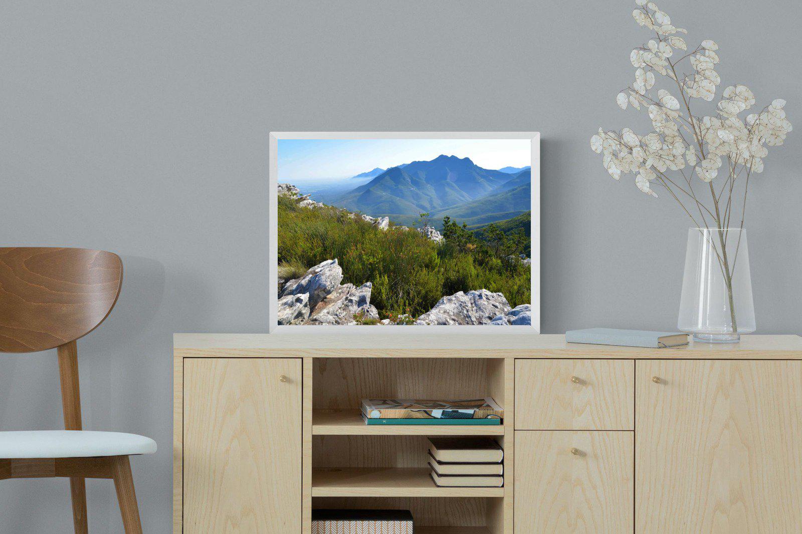 Outeniqua Mountains-Wall_Art-60 x 45cm-Mounted Canvas-White-Pixalot