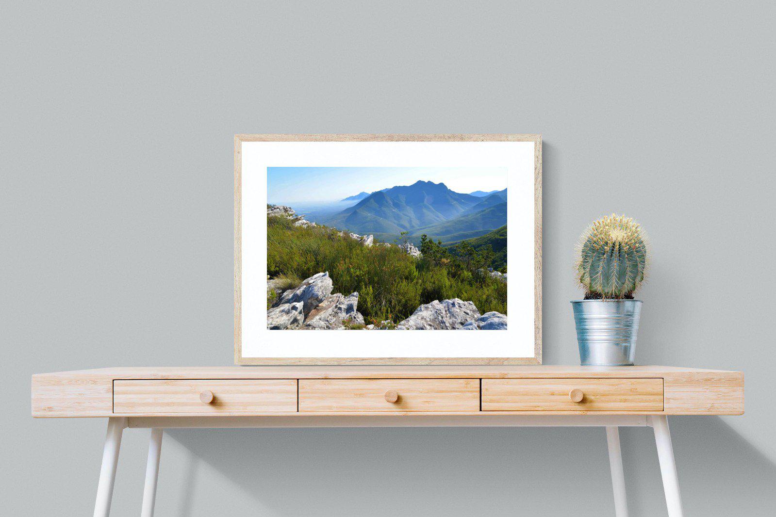 Outeniqua Mountains-Wall_Art-80 x 60cm-Framed Print-Wood-Pixalot