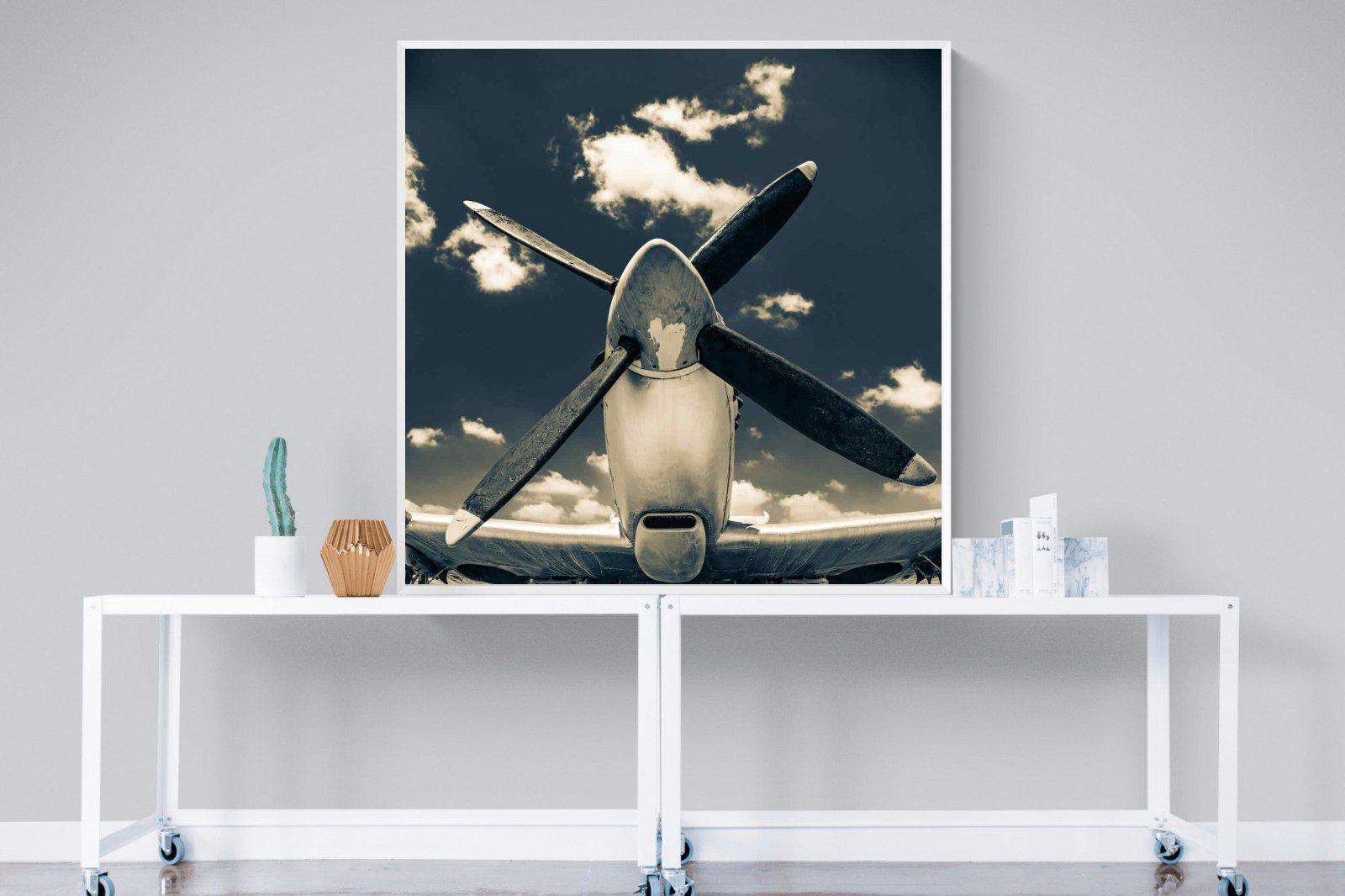 P-51-Wall_Art-120 x 120cm-Mounted Canvas-White-Pixalot
