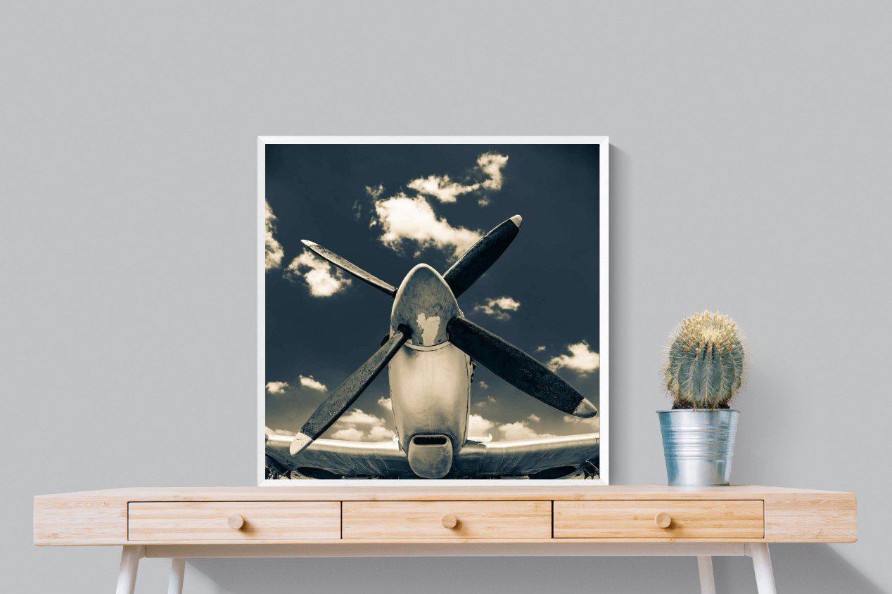 P-51-Wall_Art-80 x 80cm-Mounted Canvas-White-Pixalot