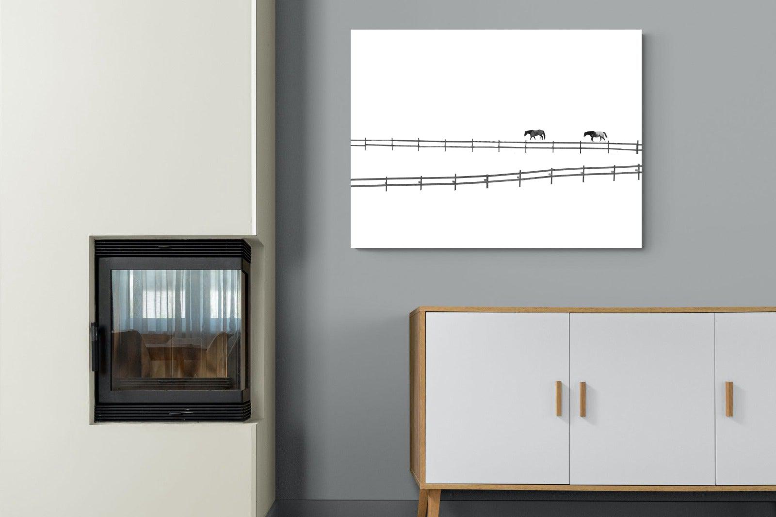 Paddock-Wall_Art-100 x 75cm-Mounted Canvas-No Frame-Pixalot