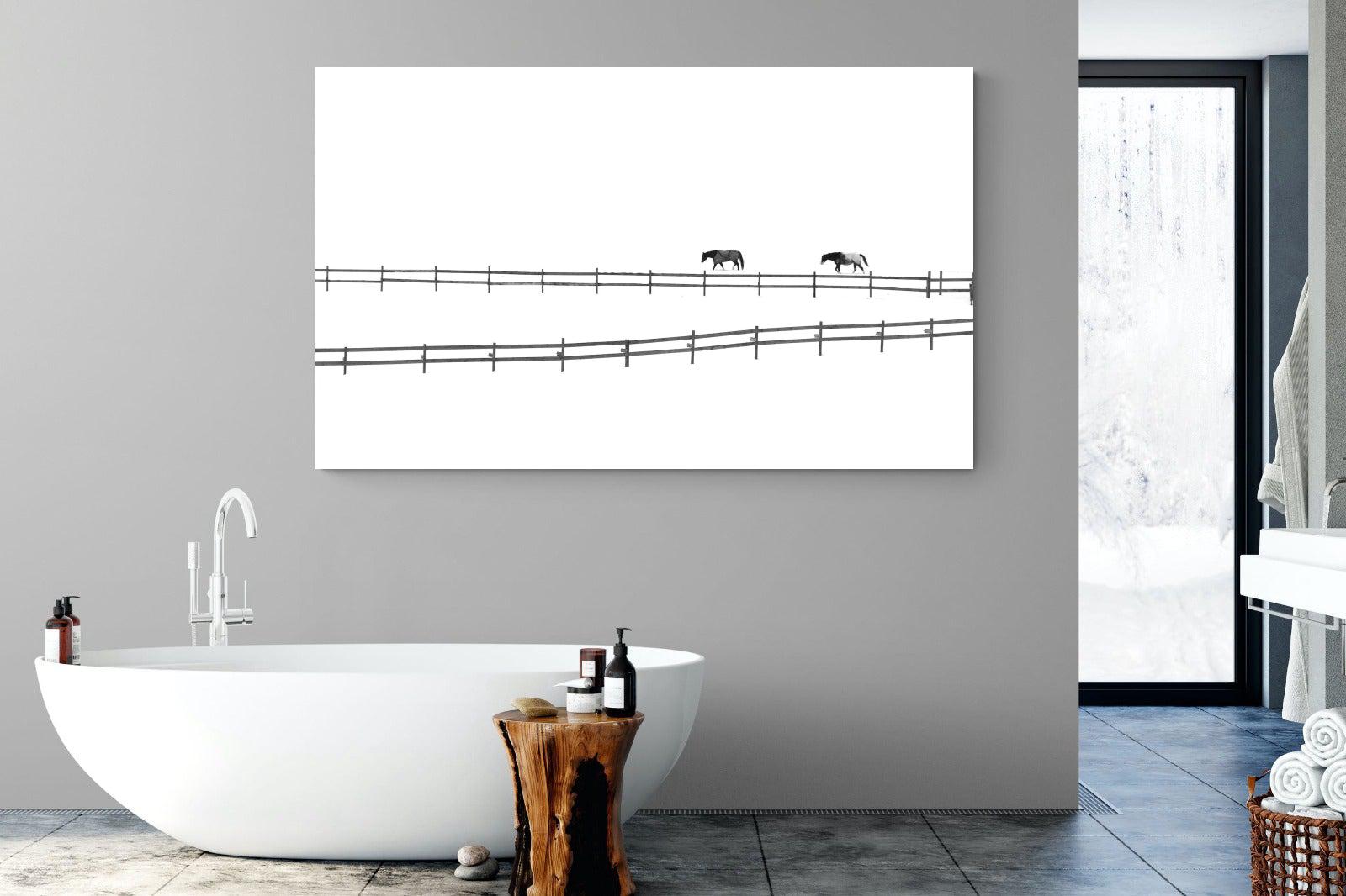 Paddock-Wall_Art-180 x 110cm-Mounted Canvas-No Frame-Pixalot