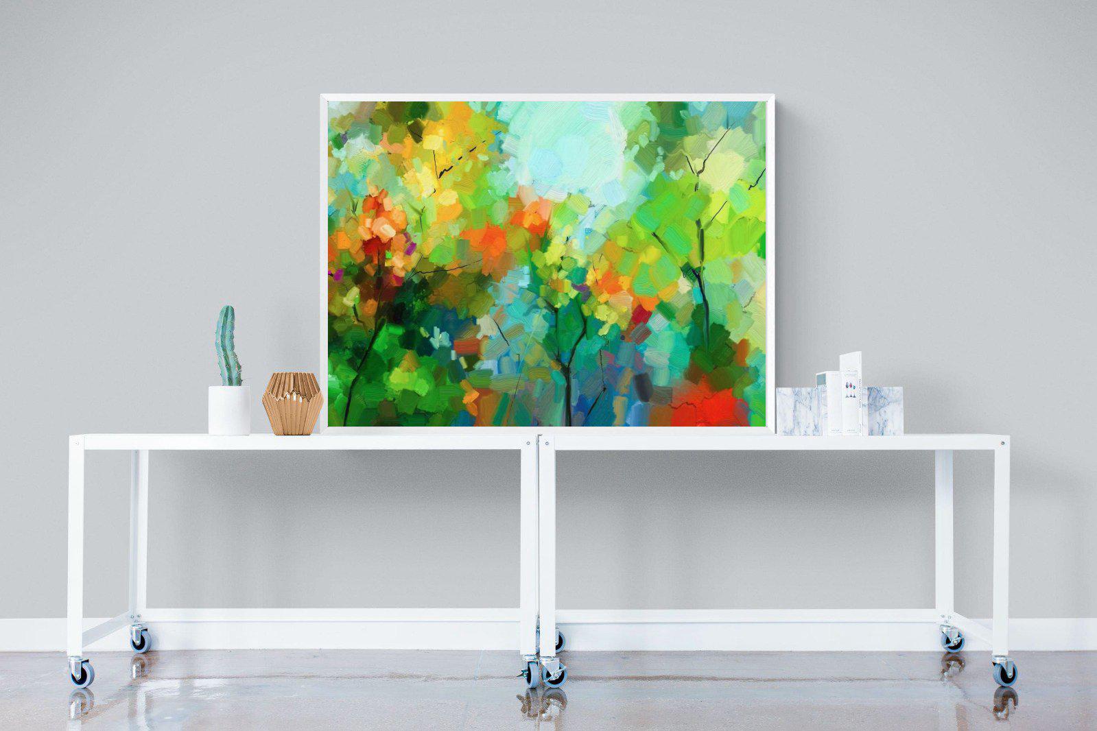 Painted Orchard-Wall_Art-120 x 90cm-Mounted Canvas-White-Pixalot