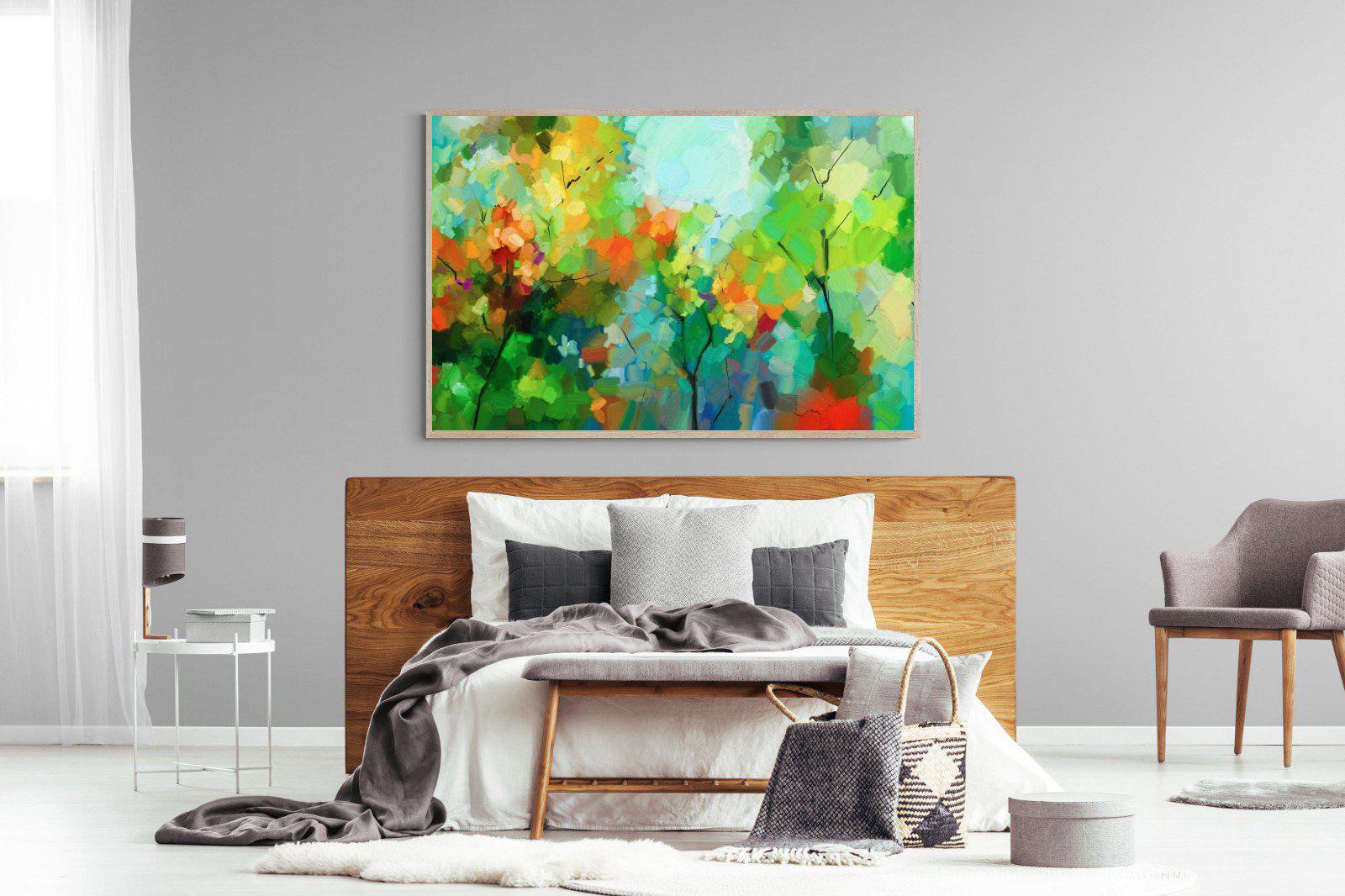Painted Orchard-Wall_Art-150 x 100cm-Mounted Canvas-Wood-Pixalot