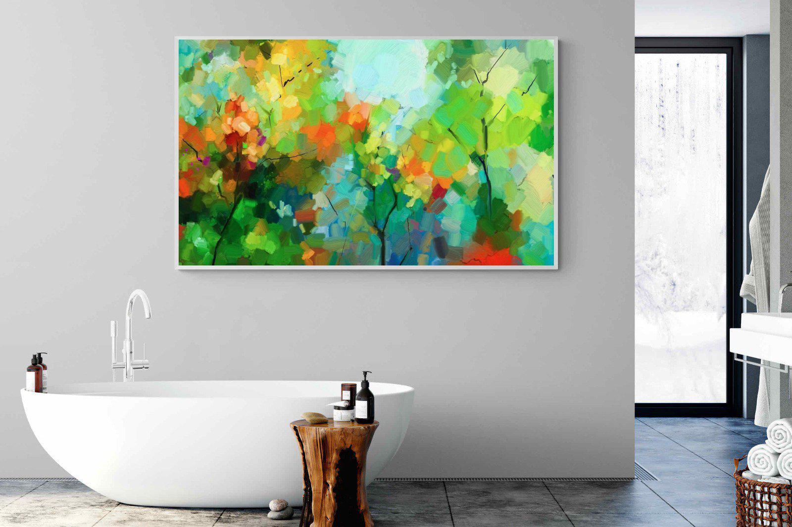 Painted Orchard-Wall_Art-180 x 110cm-Mounted Canvas-White-Pixalot