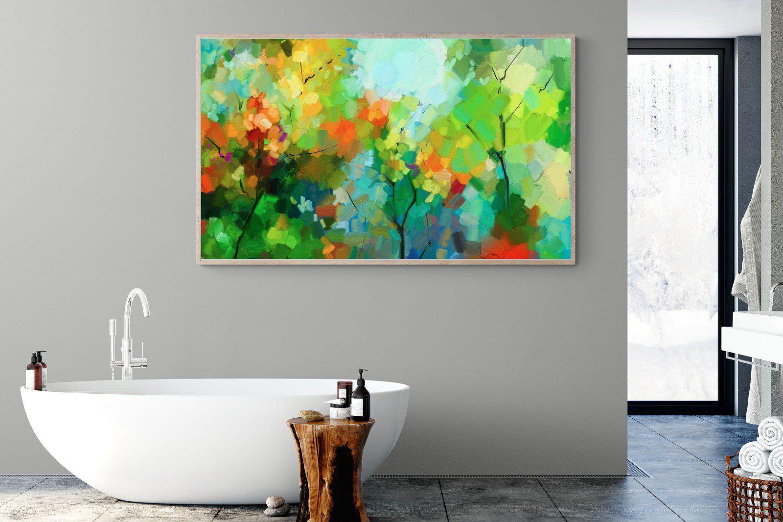 Painted Orchard-Wall_Art-180 x 110cm-Mounted Canvas-Wood-Pixalot