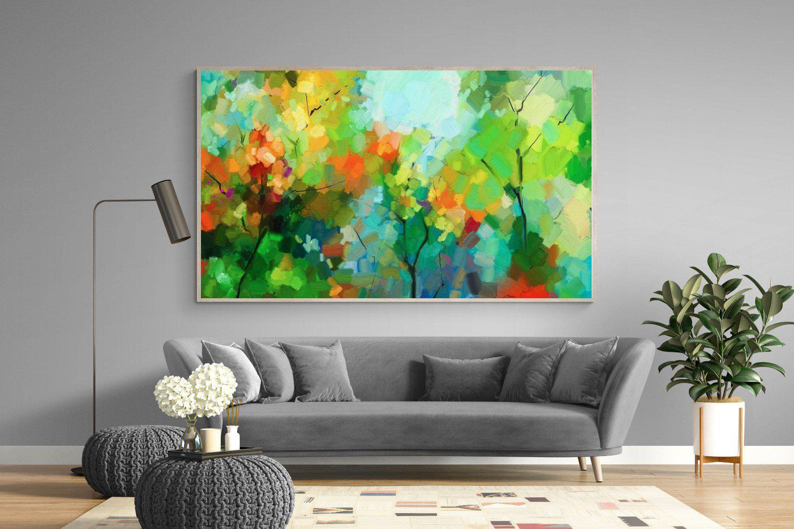Painted Orchard-Wall_Art-220 x 130cm-Mounted Canvas-Wood-Pixalot