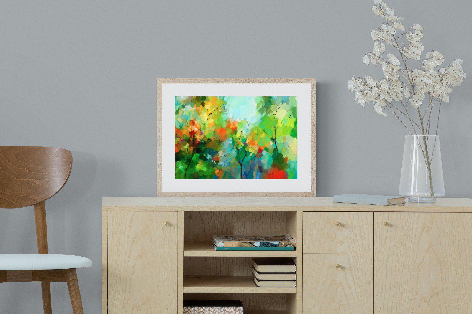 Painted Orchard-Wall_Art-60 x 45cm-Framed Print-Wood-Pixalot