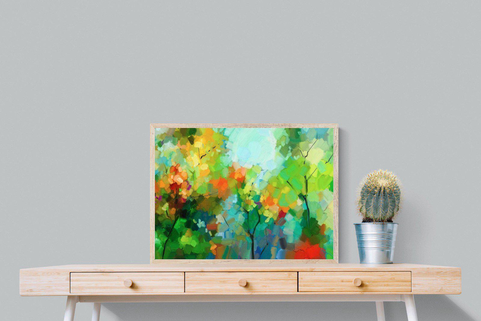 Painted Orchard-Wall_Art-80 x 60cm-Mounted Canvas-Wood-Pixalot