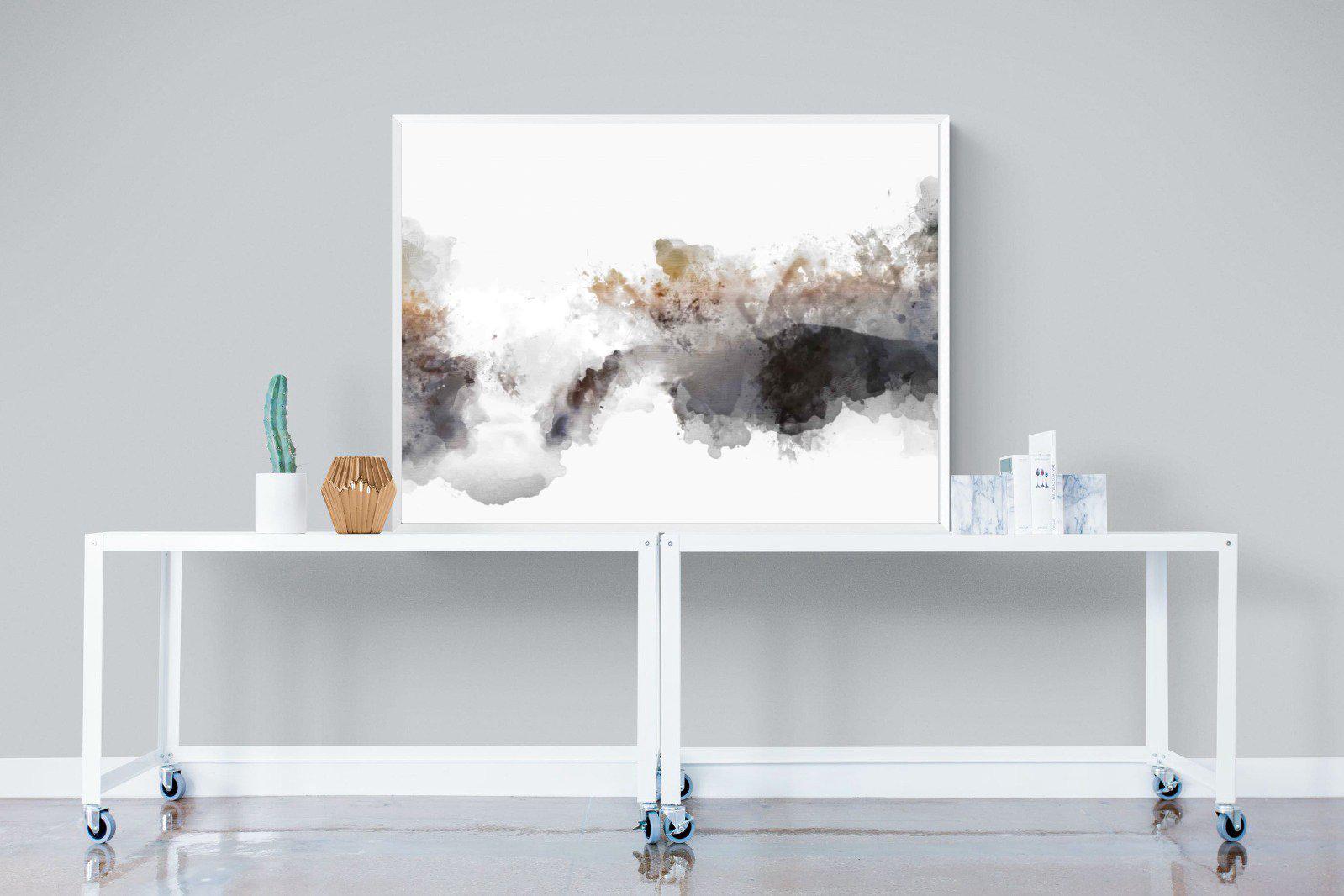 Painted Smoke-Wall_Art-120 x 90cm-Mounted Canvas-White-Pixalot