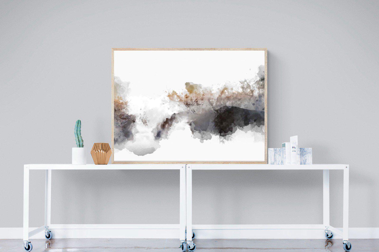 Painted Smoke-Wall_Art-120 x 90cm-Mounted Canvas-Wood-Pixalot