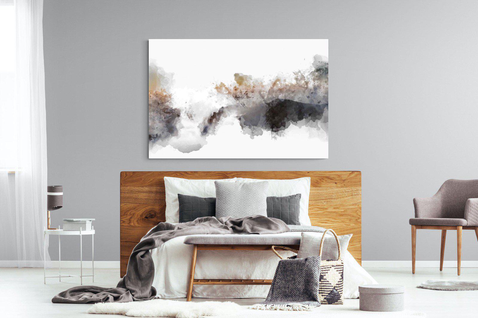 Painted Smoke-Wall_Art-150 x 100cm-Mounted Canvas-No Frame-Pixalot