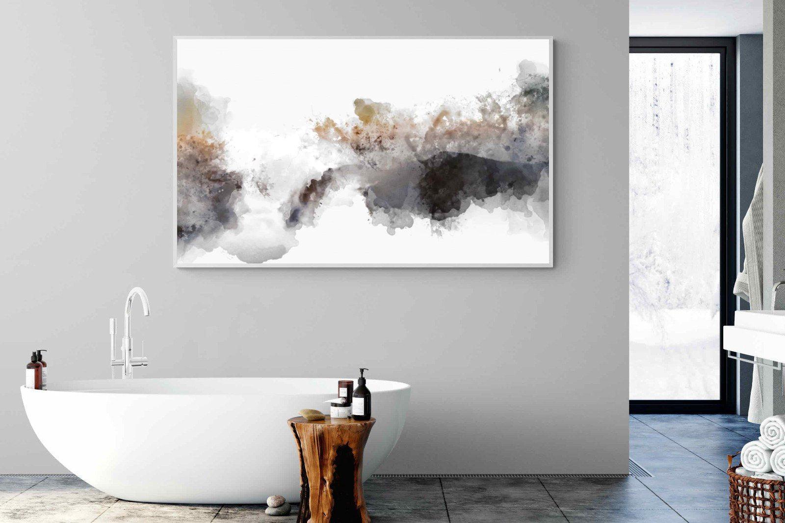 Painted Smoke-Wall_Art-180 x 110cm-Mounted Canvas-White-Pixalot