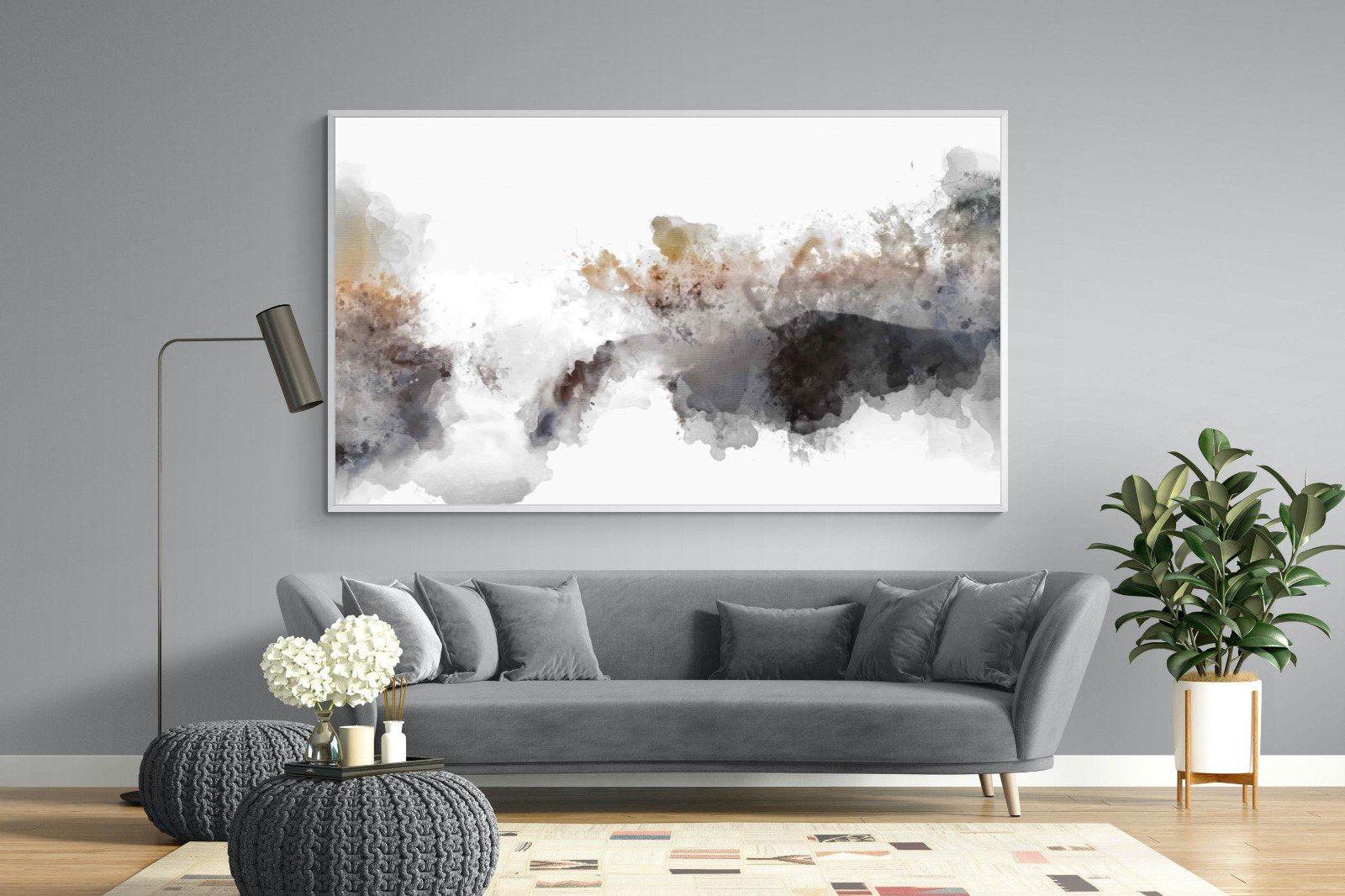 Painted Smoke-Wall_Art-220 x 130cm-Mounted Canvas-White-Pixalot