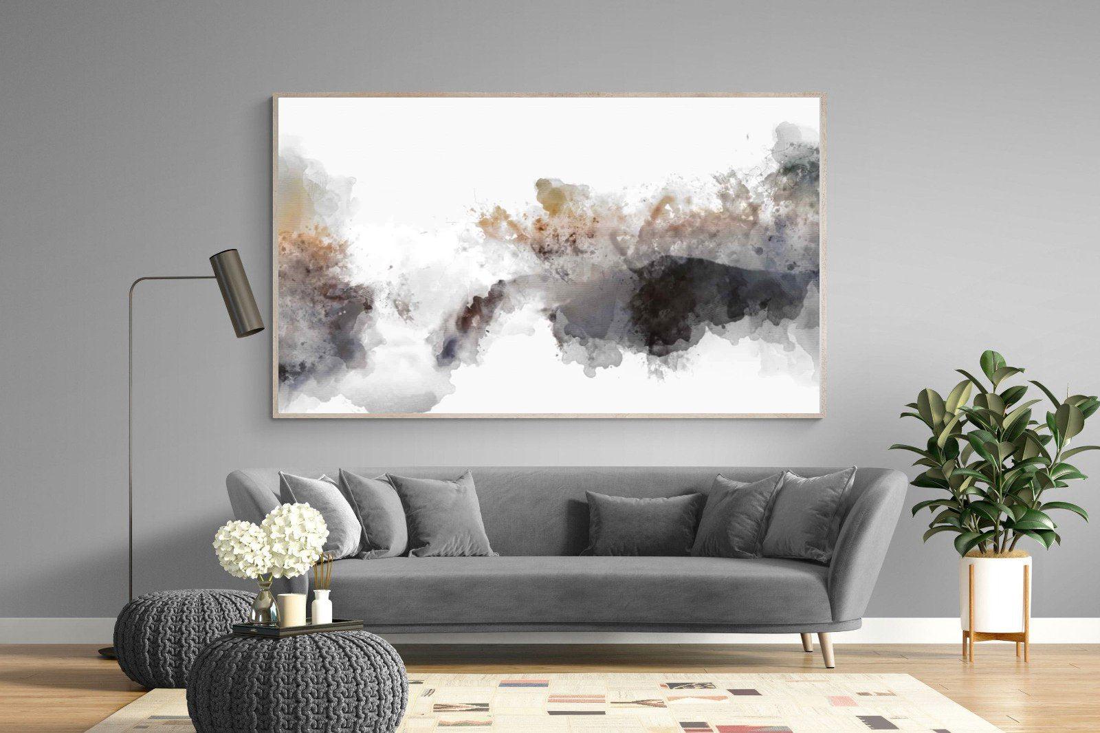 Painted Smoke-Wall_Art-220 x 130cm-Mounted Canvas-Wood-Pixalot