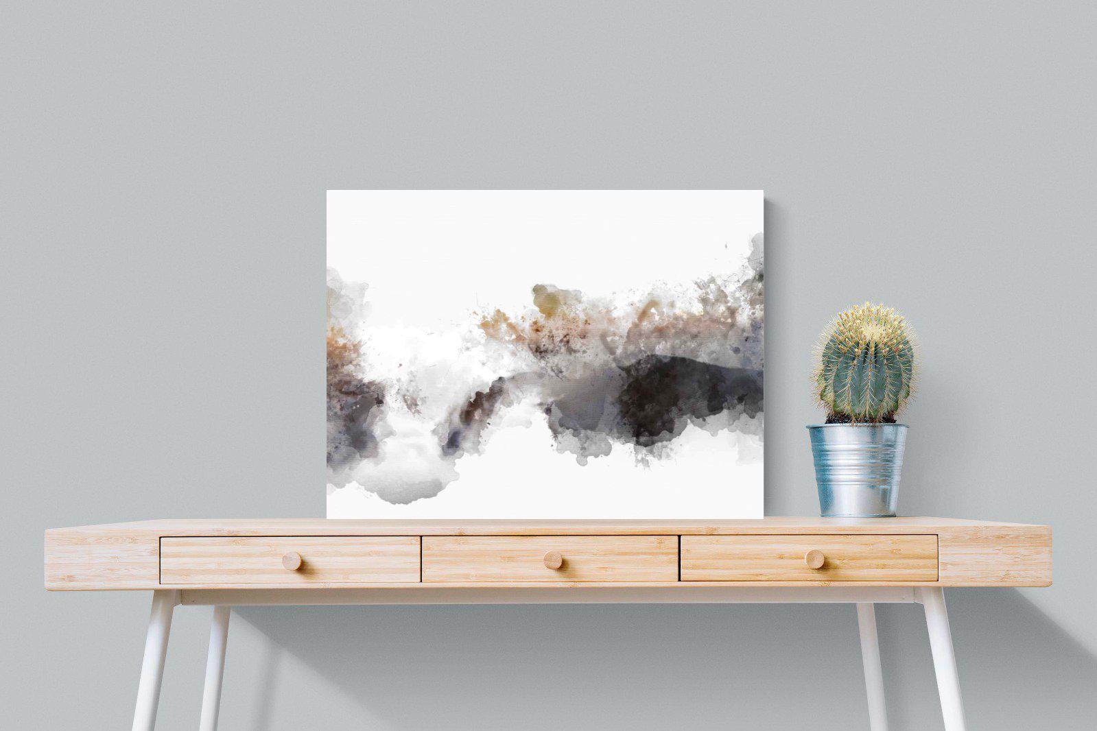 Painted Smoke-Wall_Art-80 x 60cm-Mounted Canvas-No Frame-Pixalot
