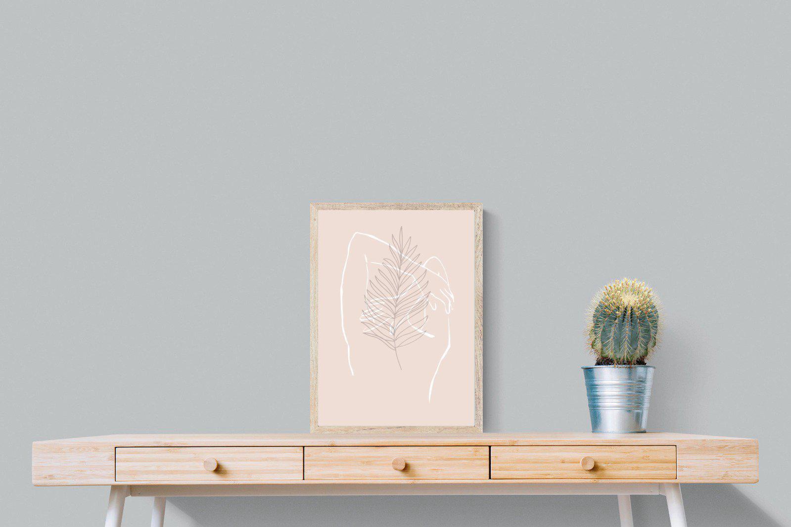 Palm Silhouette-Wall_Art-45 x 60cm-Mounted Canvas-Wood-Pixalot