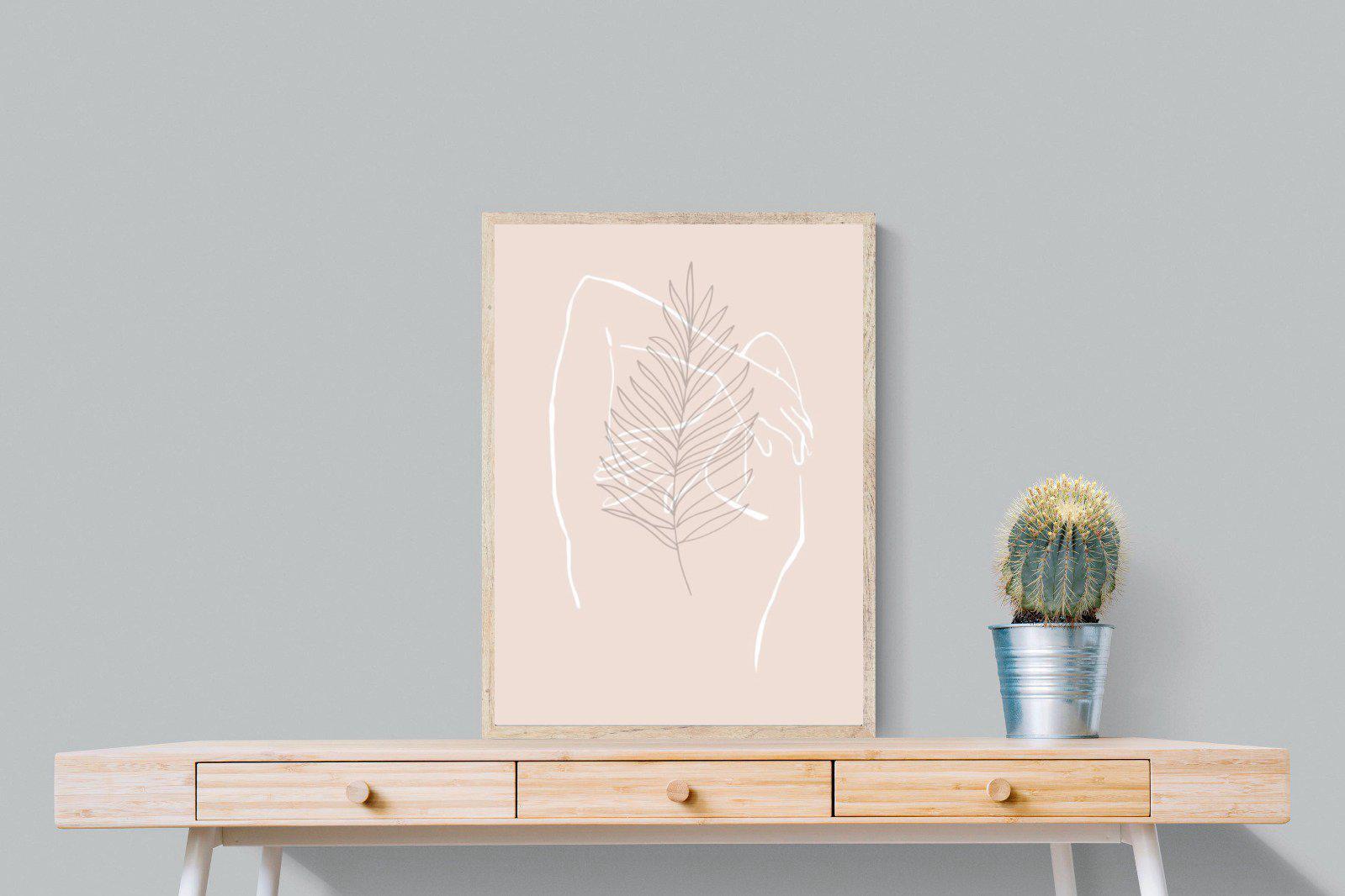 Palm Silhouette-Wall_Art-60 x 80cm-Mounted Canvas-Wood-Pixalot