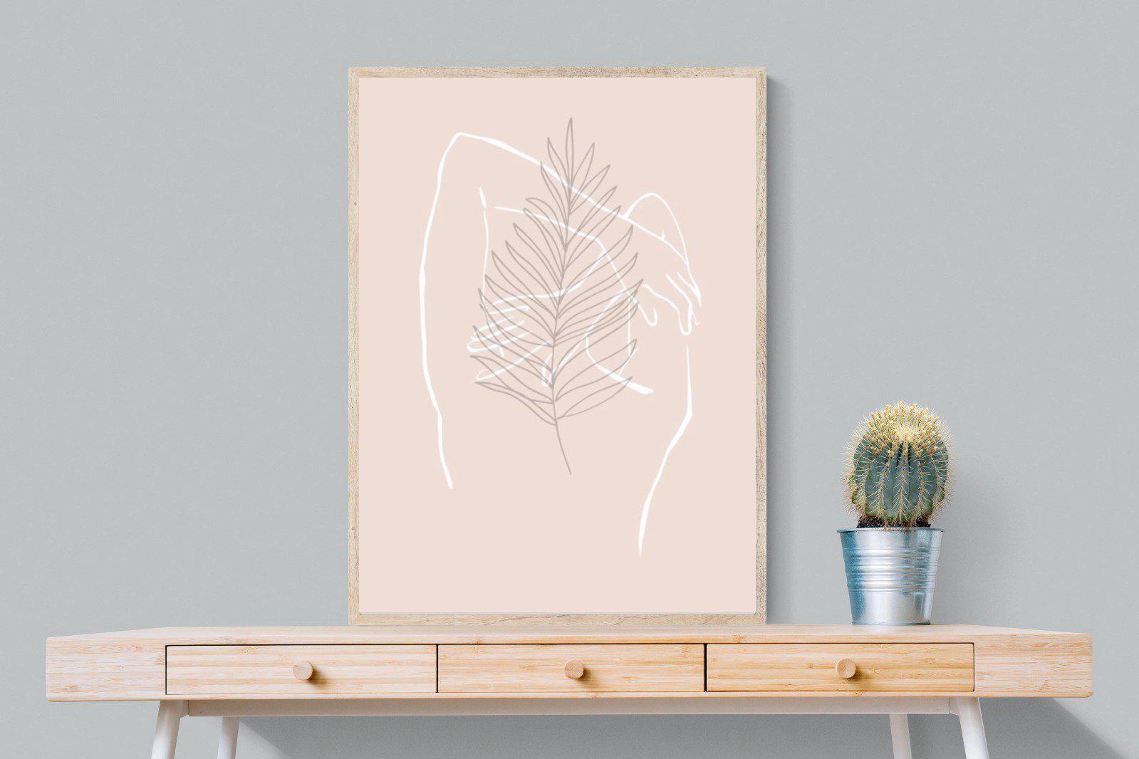 Palm Silhouette-Wall_Art-75 x 100cm-Mounted Canvas-Wood-Pixalot