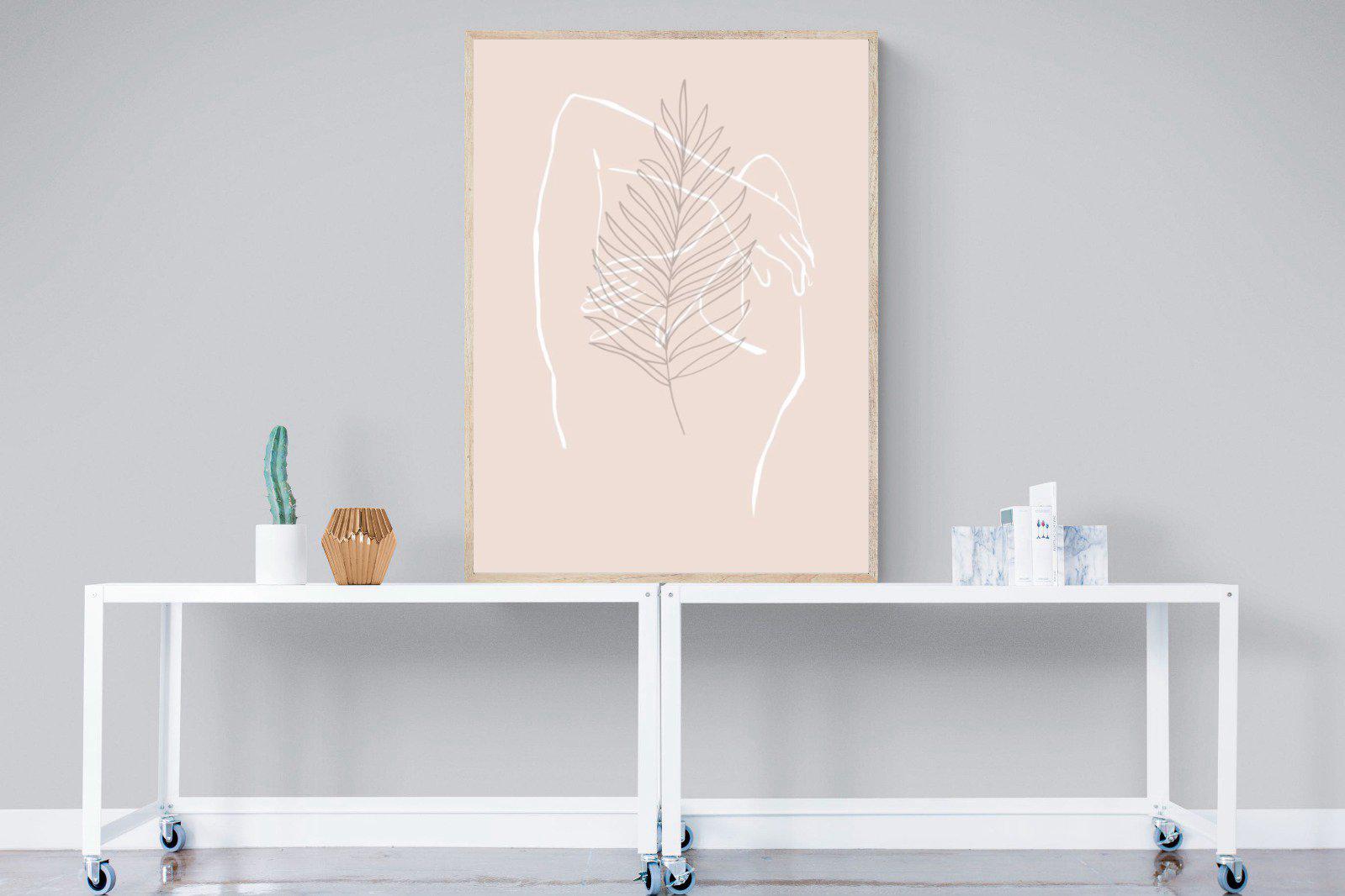 Palm Silhouette-Wall_Art-90 x 120cm-Mounted Canvas-Wood-Pixalot