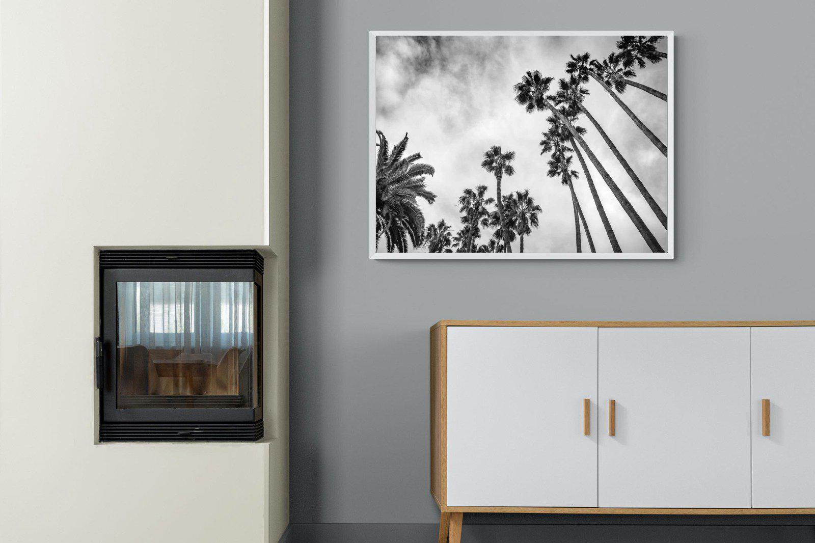 Palms-Wall_Art-100 x 75cm-Mounted Canvas-White-Pixalot