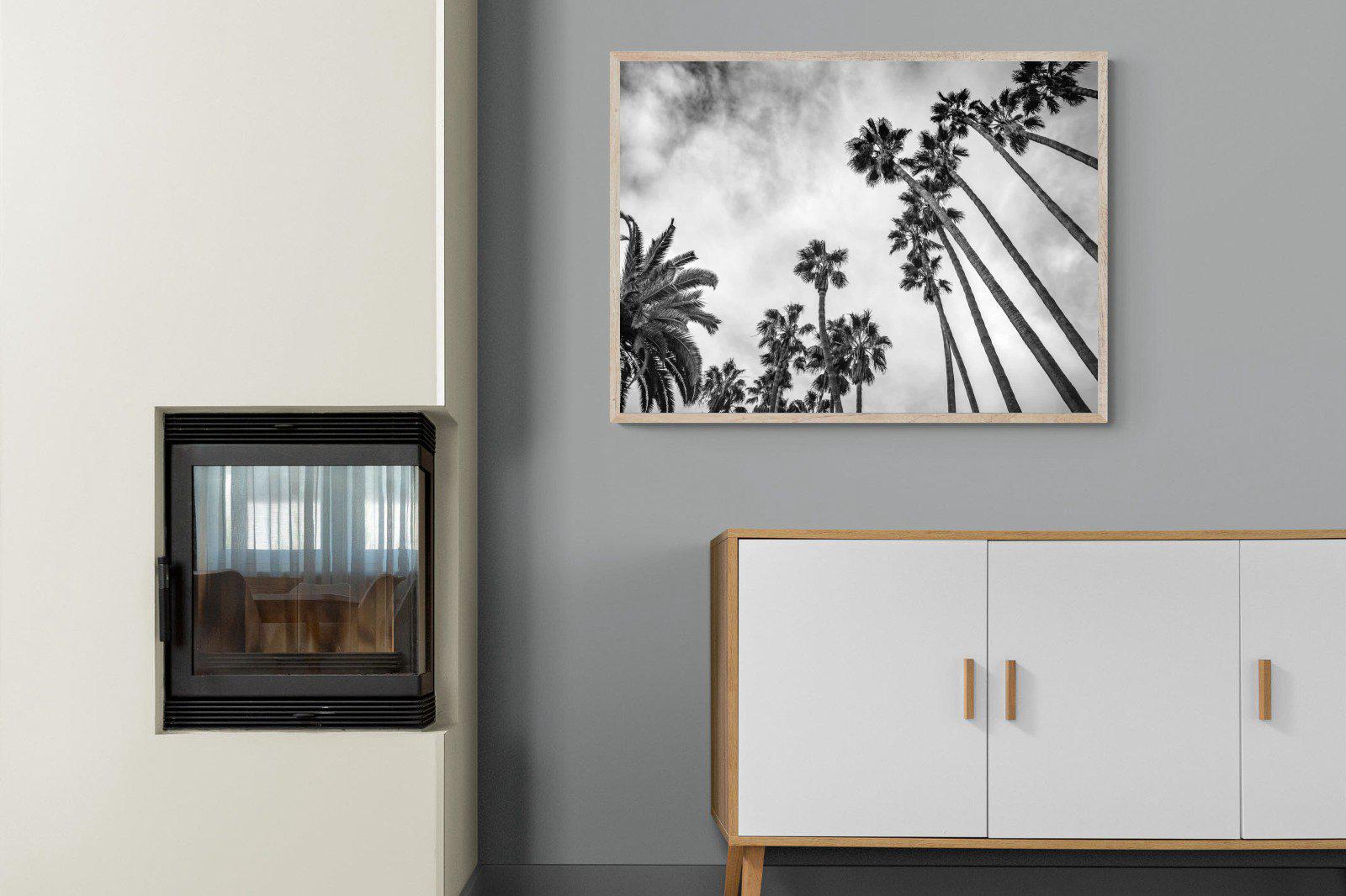 Palms-Wall_Art-100 x 75cm-Mounted Canvas-Wood-Pixalot