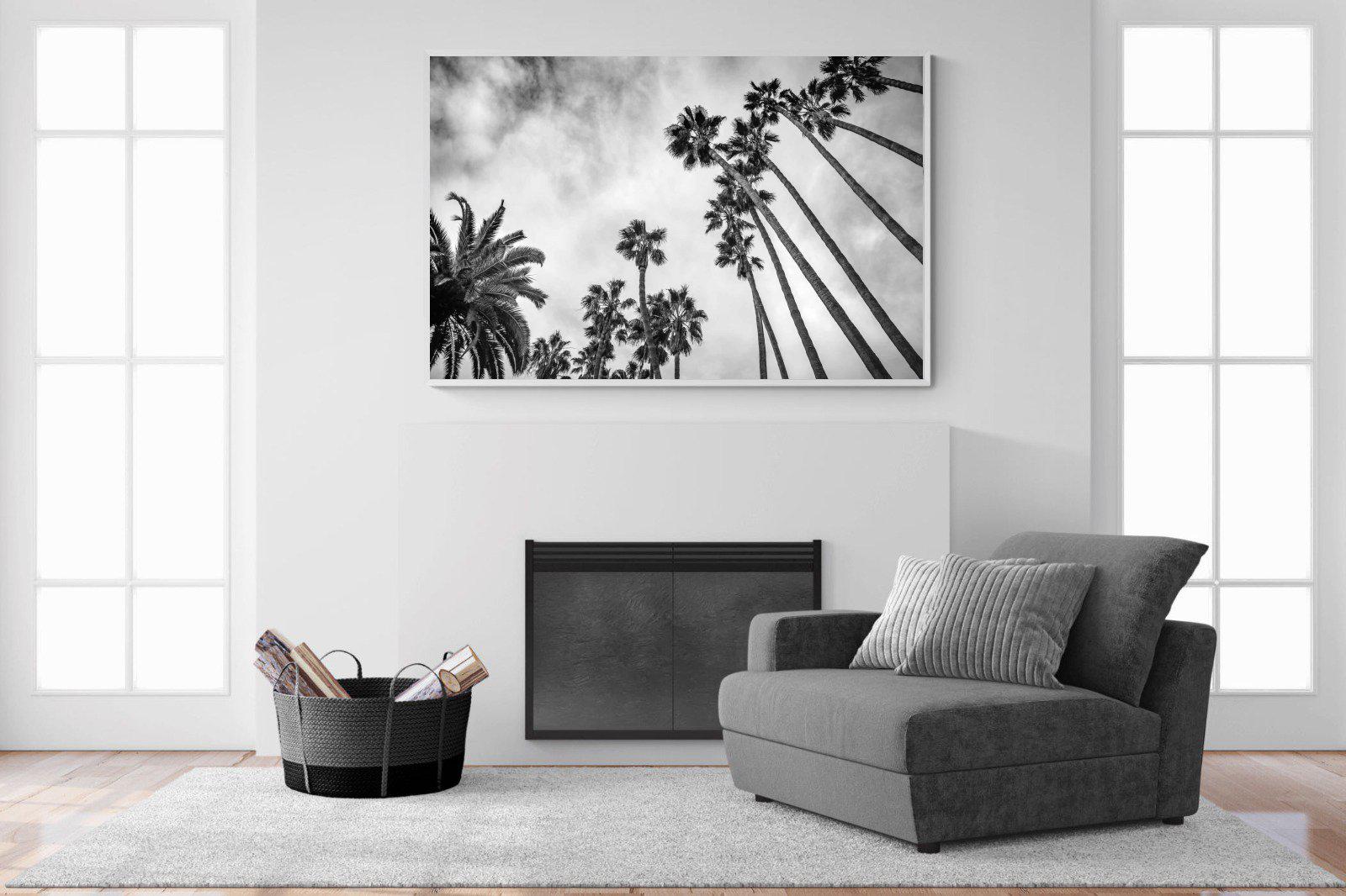 Palms-Wall_Art-150 x 100cm-Mounted Canvas-White-Pixalot