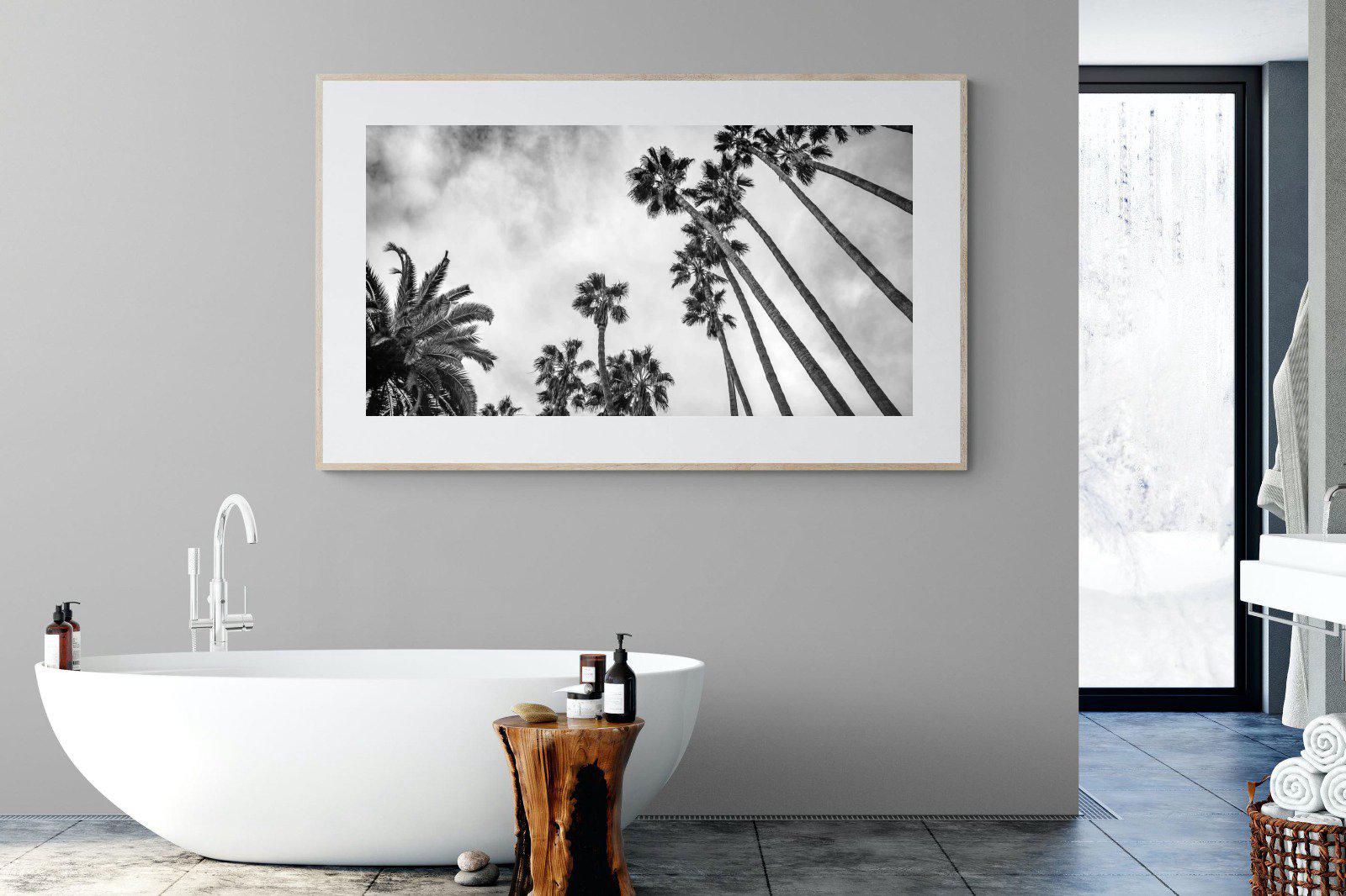 Palms-Wall_Art-180 x 110cm-Framed Print-Wood-Pixalot