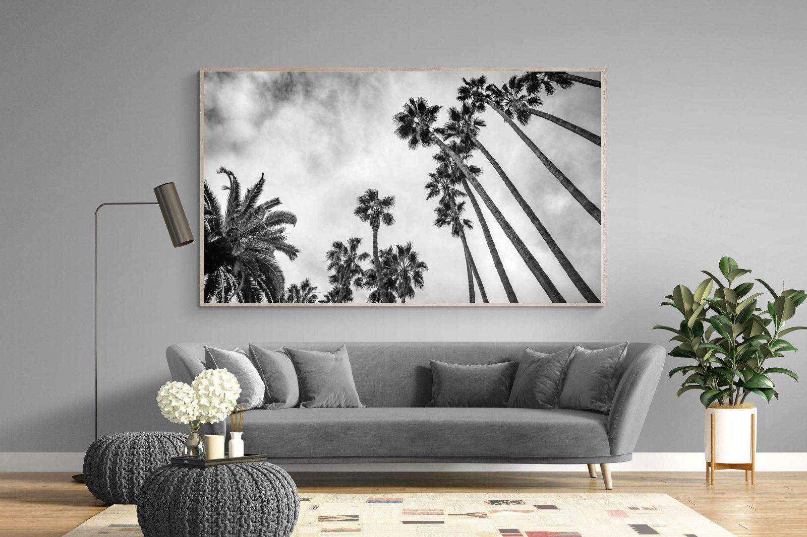 Palms-Wall_Art-220 x 130cm-Mounted Canvas-Wood-Pixalot