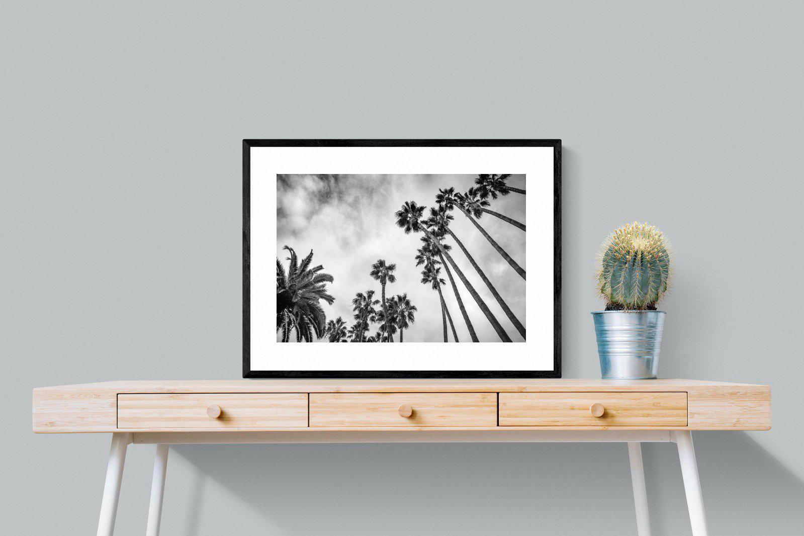 Palms-Wall_Art-80 x 60cm-Framed Print-Black-Pixalot