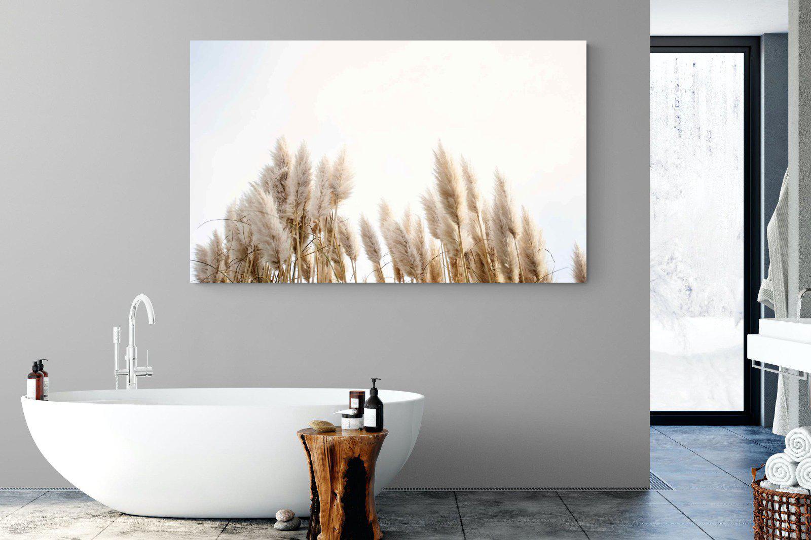Pampas Grass-Wall_Art-180 x 110cm-Mounted Canvas-No Frame-Pixalot