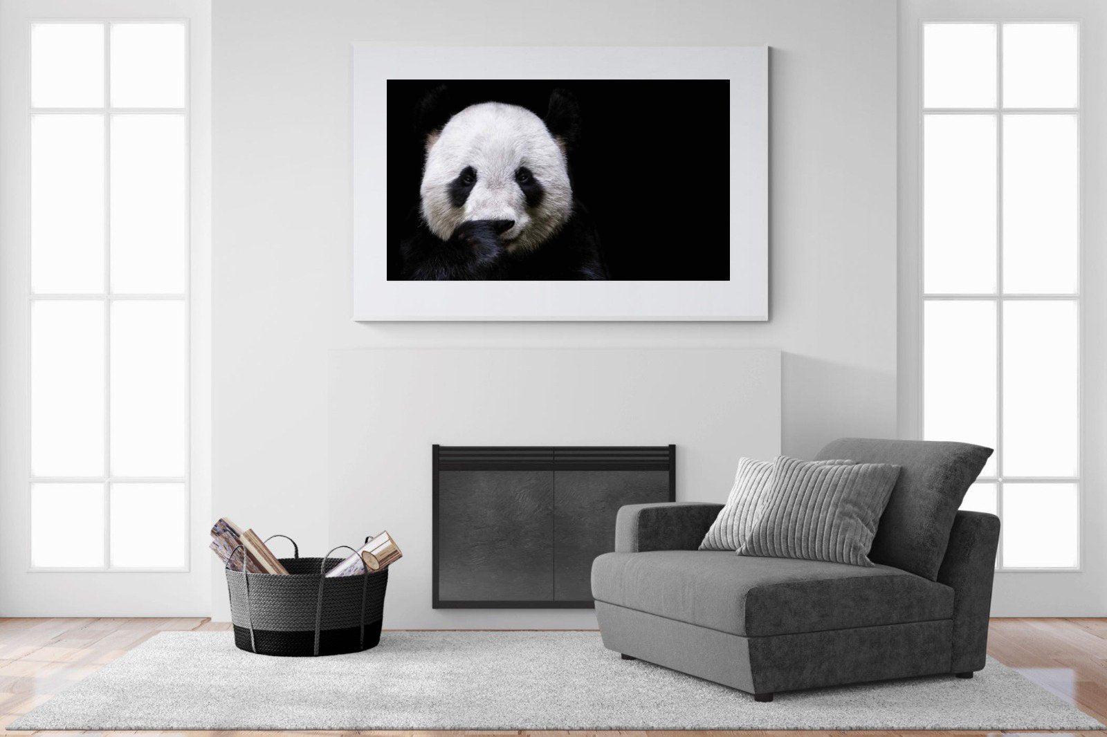 Panda-Wall_Art-150 x 100cm-Framed Print-White-Pixalot