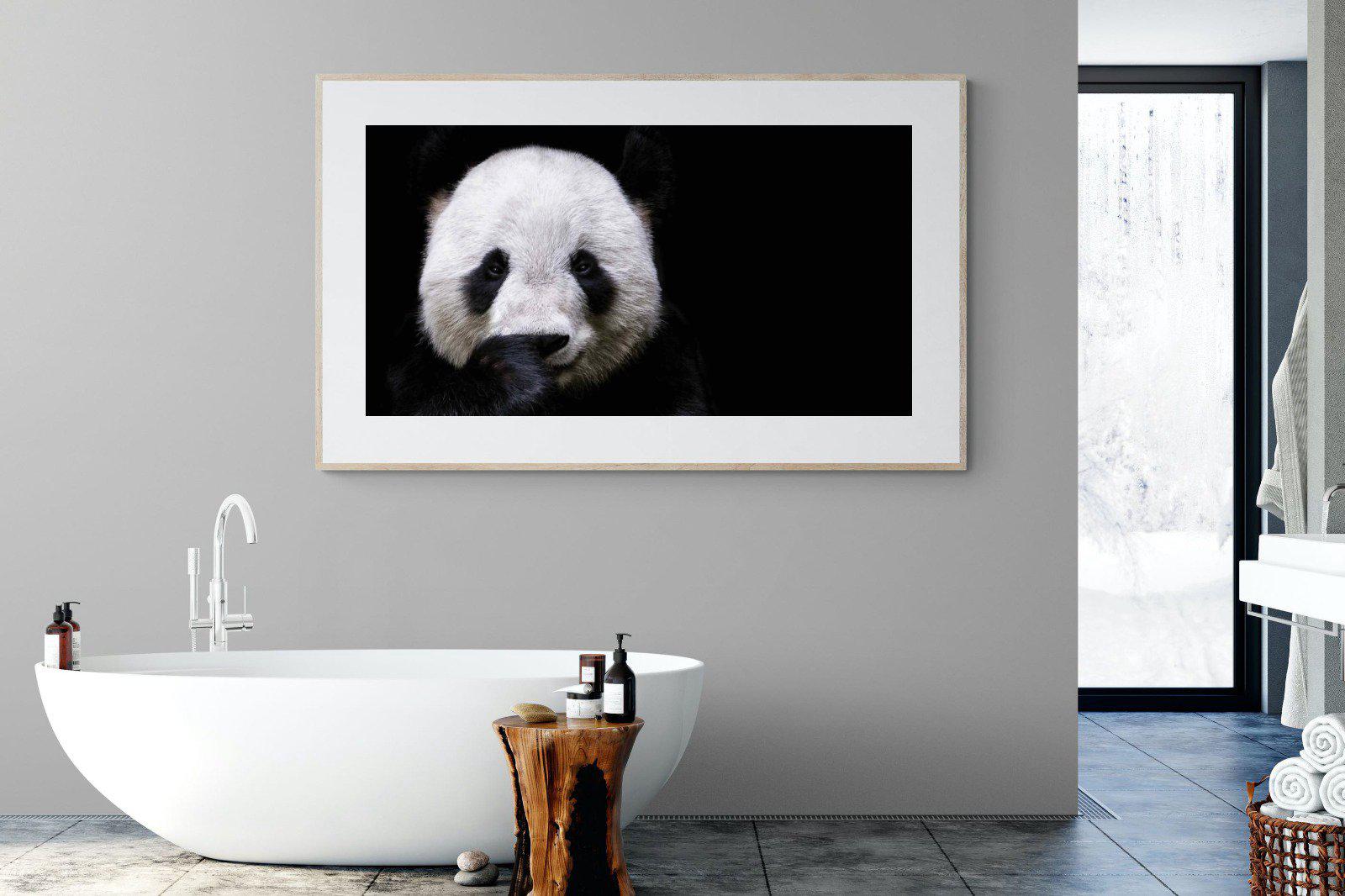 Panda-Wall_Art-180 x 110cm-Framed Print-Wood-Pixalot