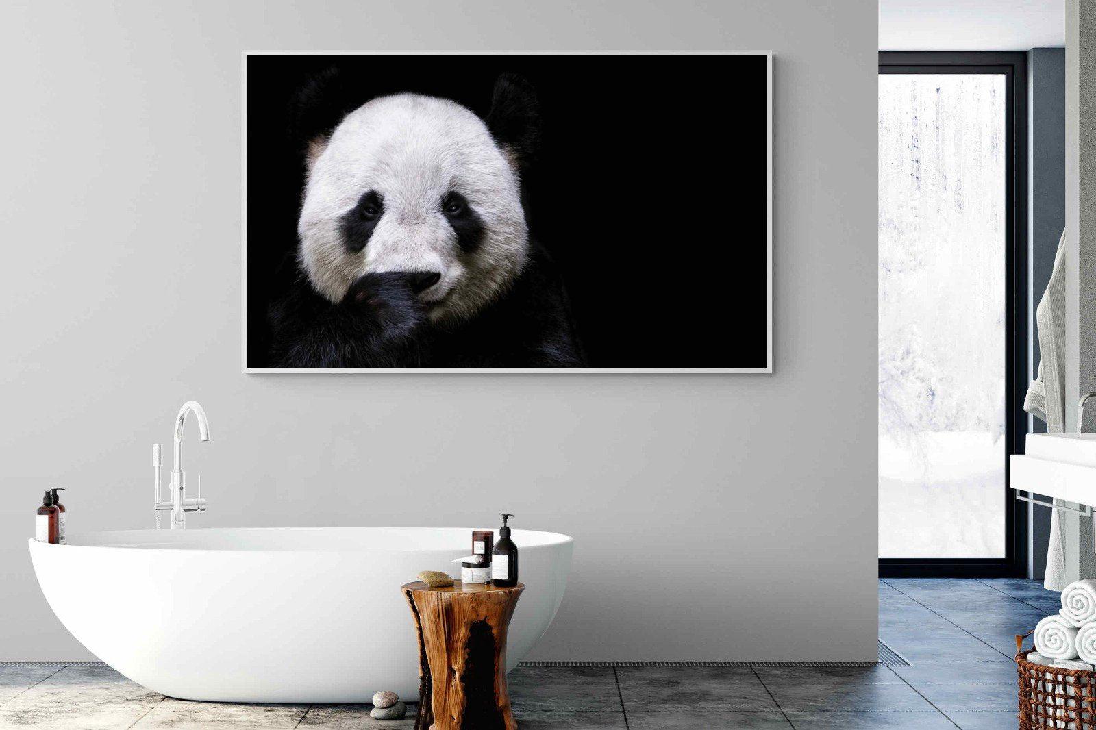 Panda-Wall_Art-180 x 110cm-Mounted Canvas-White-Pixalot