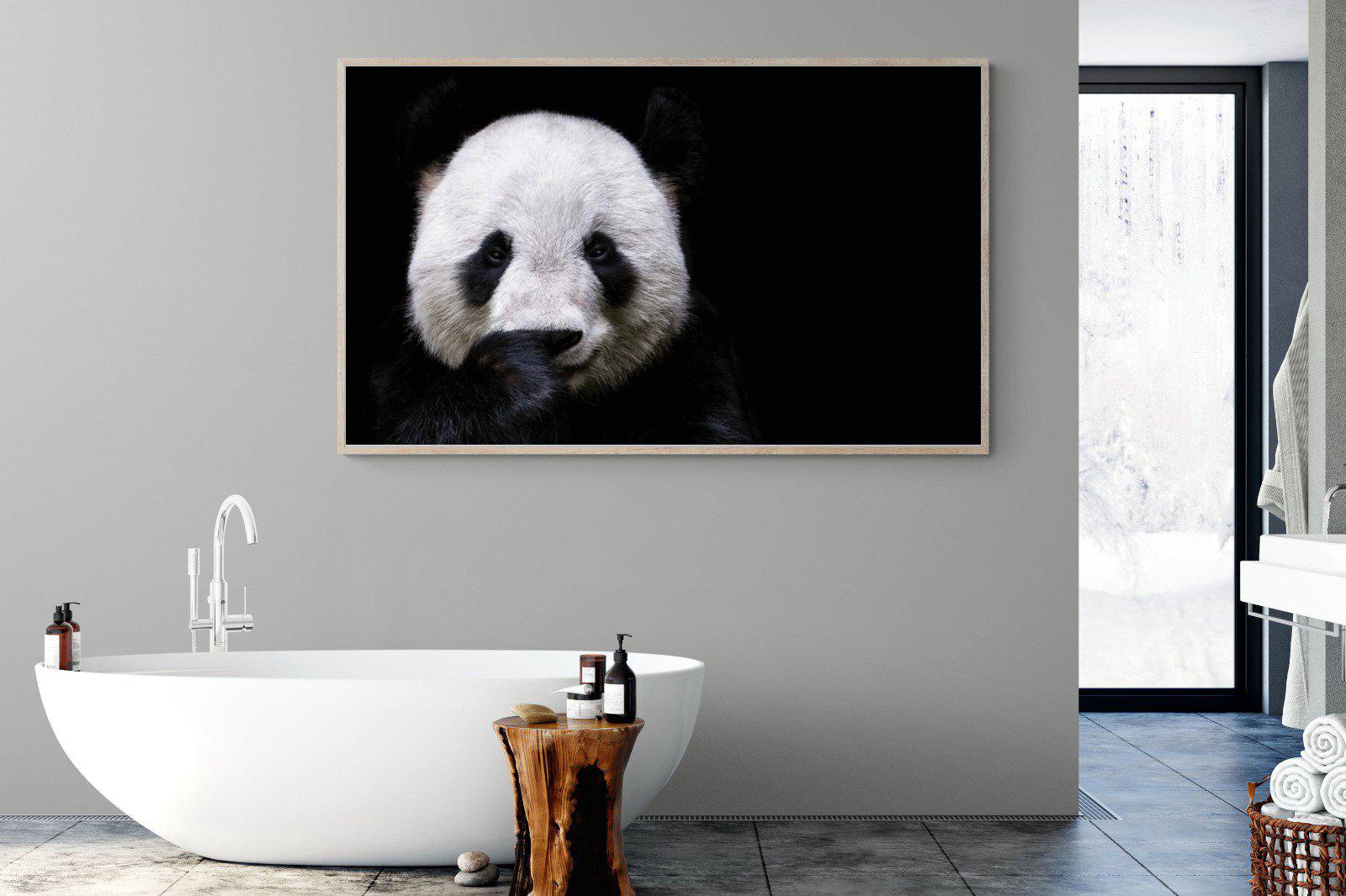Panda-Wall_Art-180 x 110cm-Mounted Canvas-Wood-Pixalot