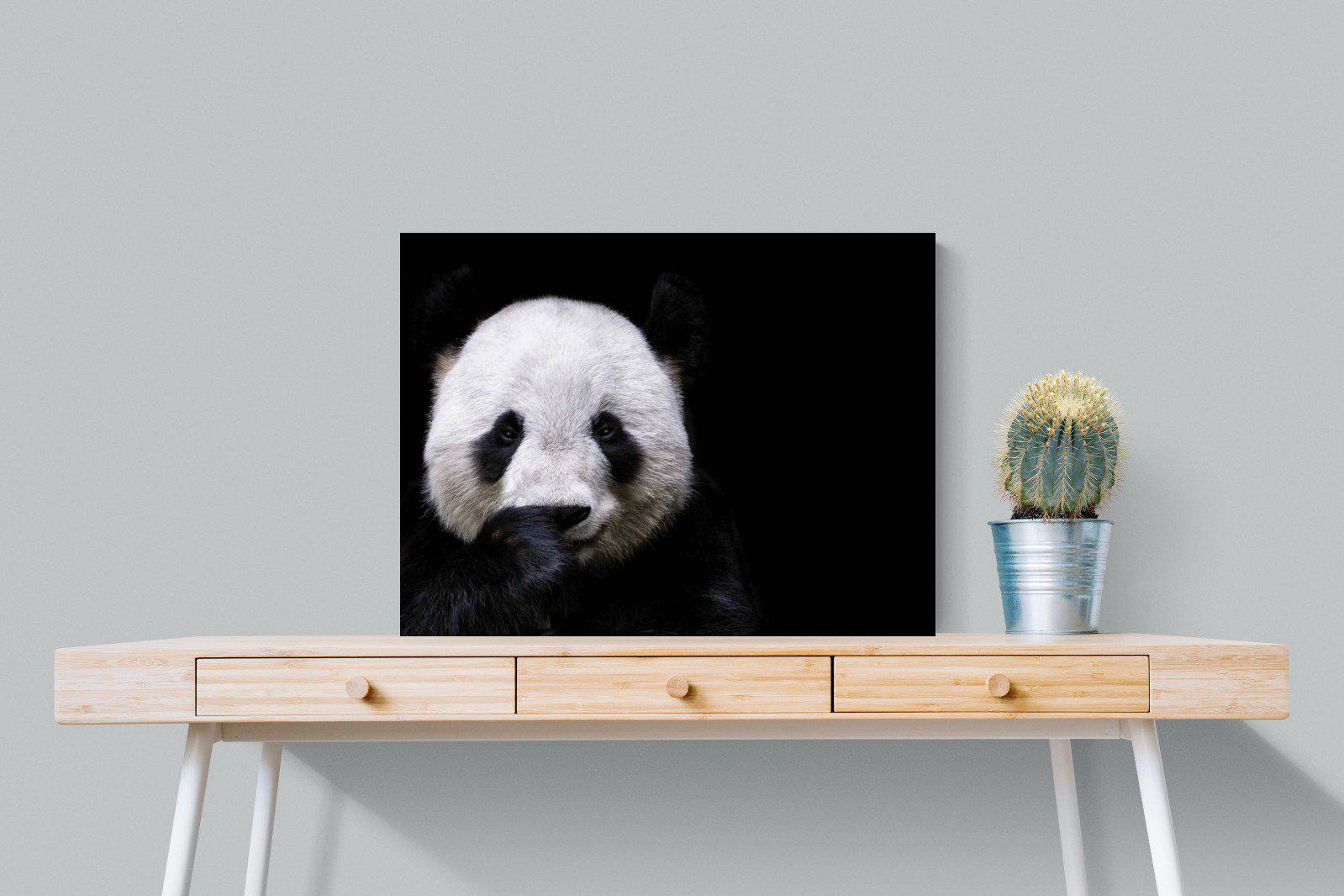 Panda-Wall_Art-80 x 60cm-Mounted Canvas-No Frame-Pixalot