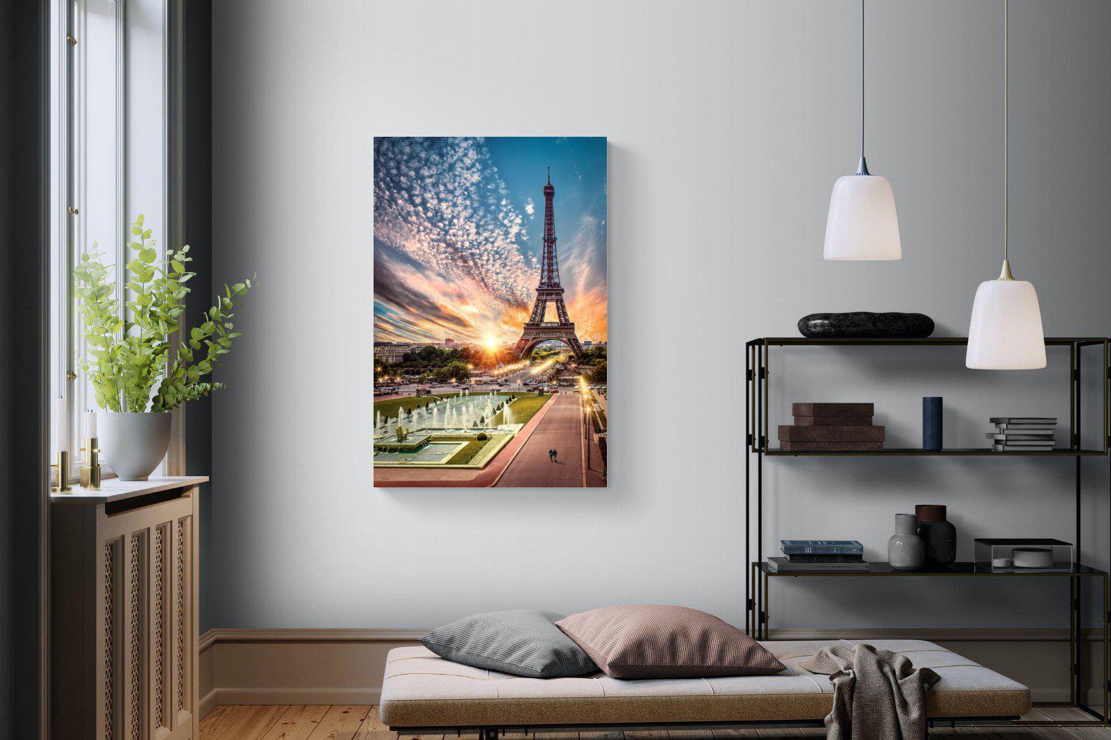 Paris-Wall_Art-100 x 150cm-Mounted Canvas-No Frame-Pixalot