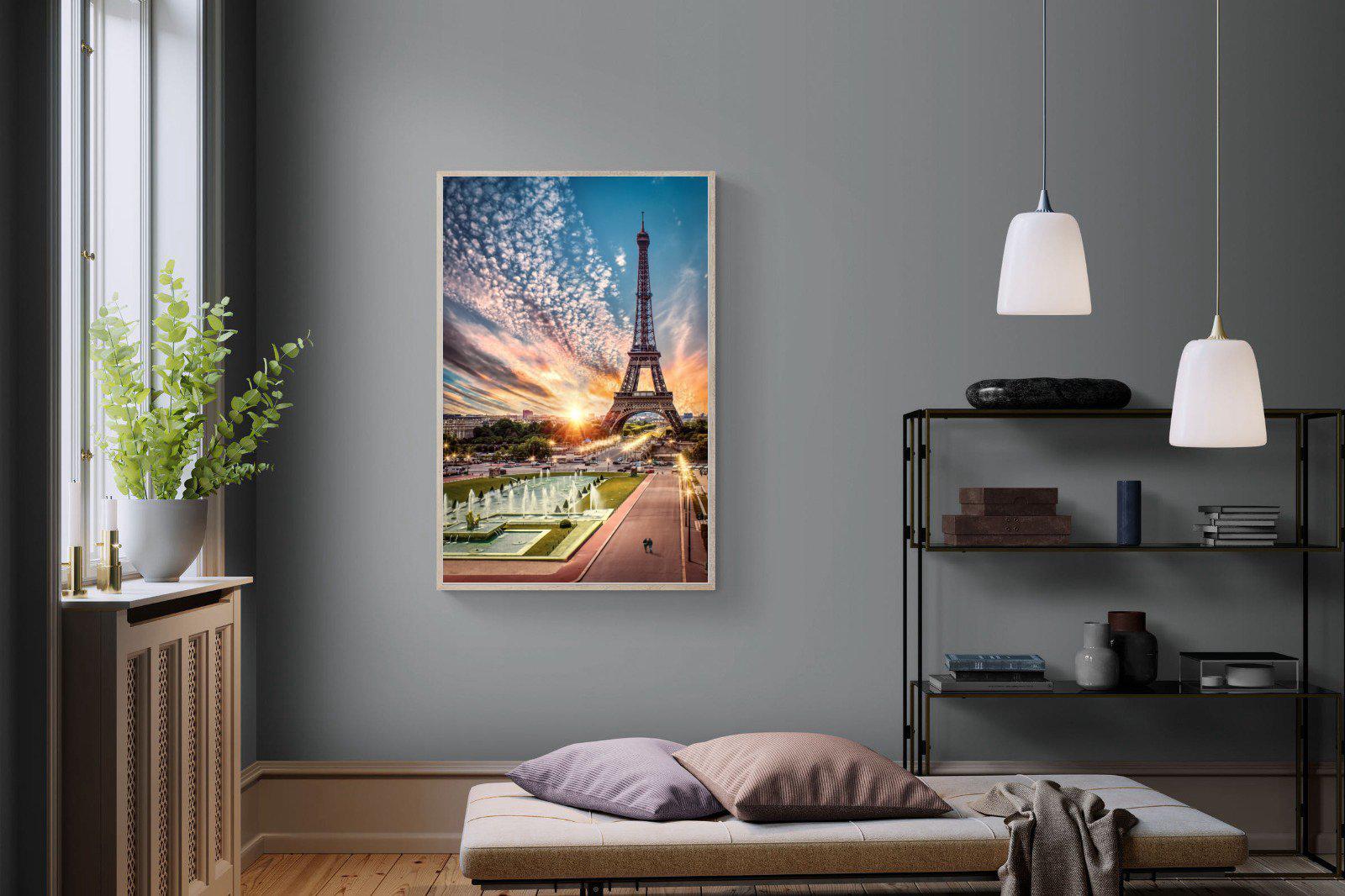 Paris-Wall_Art-100 x 150cm-Mounted Canvas-Wood-Pixalot